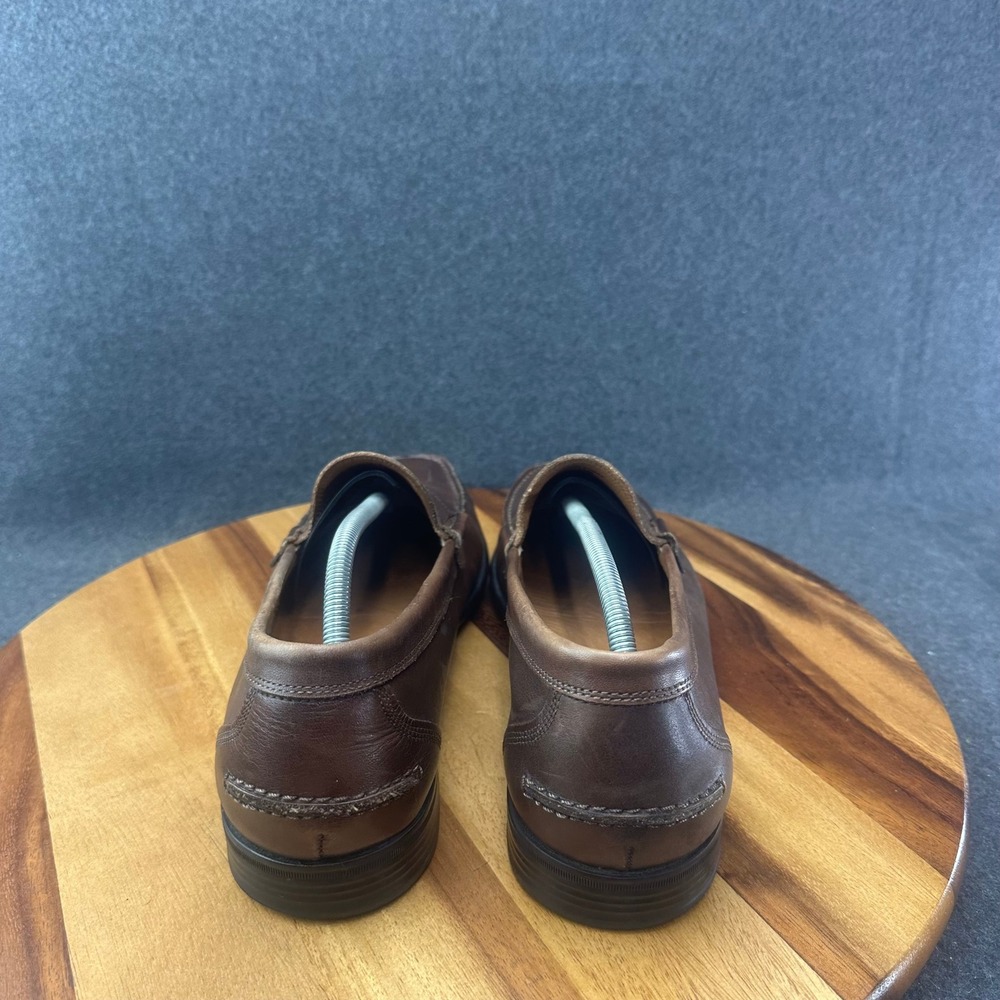 GH Bass & Co Mens Brown Penny Loafers Brown Slip On Size 13 70-73067 - Picture 7 of 12